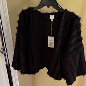 a new day Black Textured Cardigan